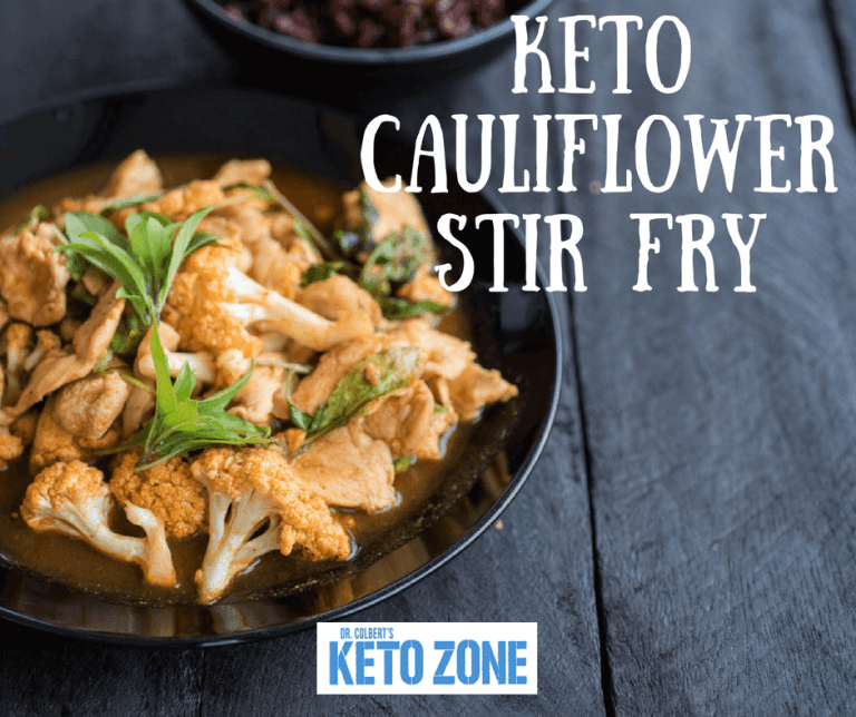 Keto Cauliflower Chicken StirFry Keto Zone Diet by Dr. Don Colbert