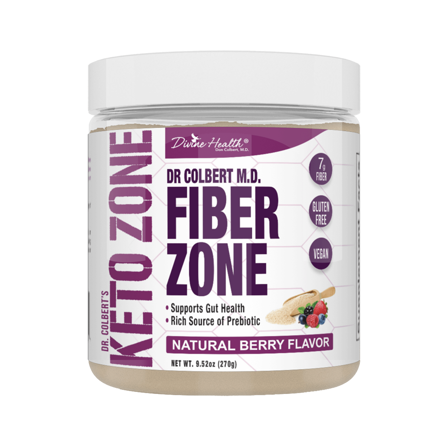 Image of Fiber Zone | Natural Berry |