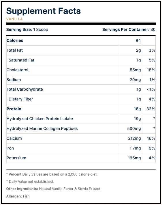 Keto Zone® Vanilla Collagen Powder - Image 2