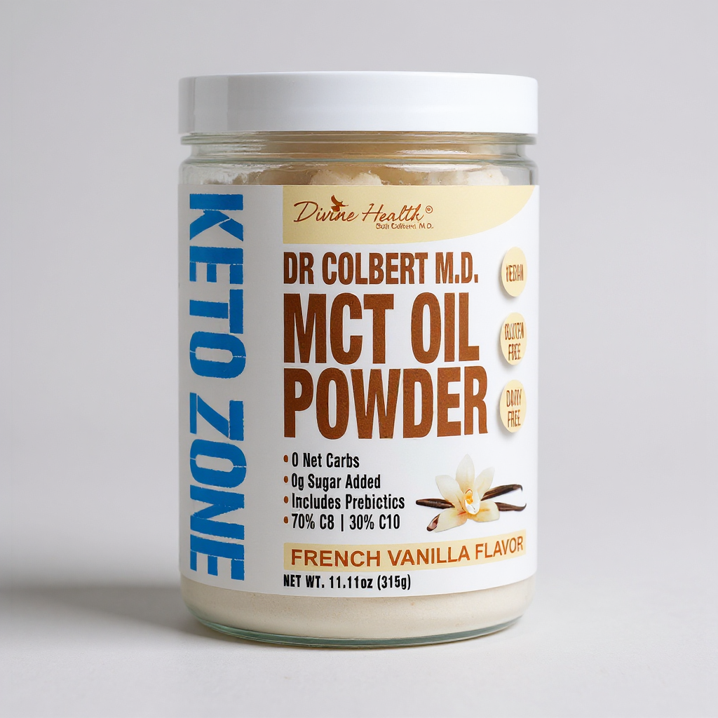 Keto Zone® MCT Oil Powder (French Vanilla Flavor) (30 Day Supply) - Image 2