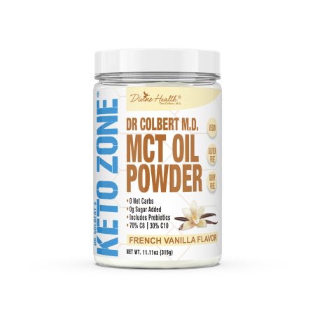 Keto Zone® MCT Oil Powder (French Vanilla Flavor) (30 Day Supply)