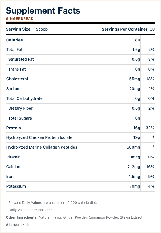 Keto Zone® Gingerbread Collagen Powder - Image 5