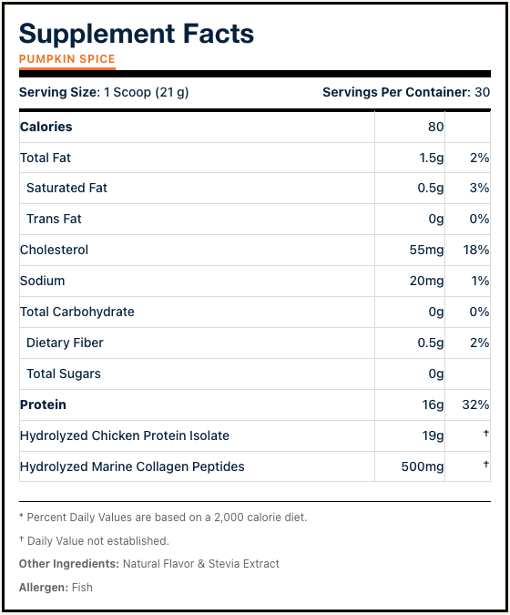 Keto Zone® Pumpkin Spice Collagen Powder - Image 5