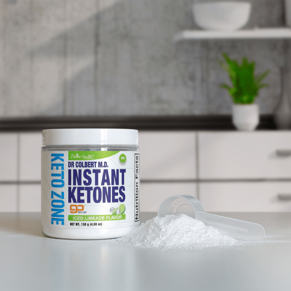 Keto Zone® Instant Ketones Powder (Iced Limeade Flavor) (5gBHB/Scoop) (21 Day Supply) - Image 4