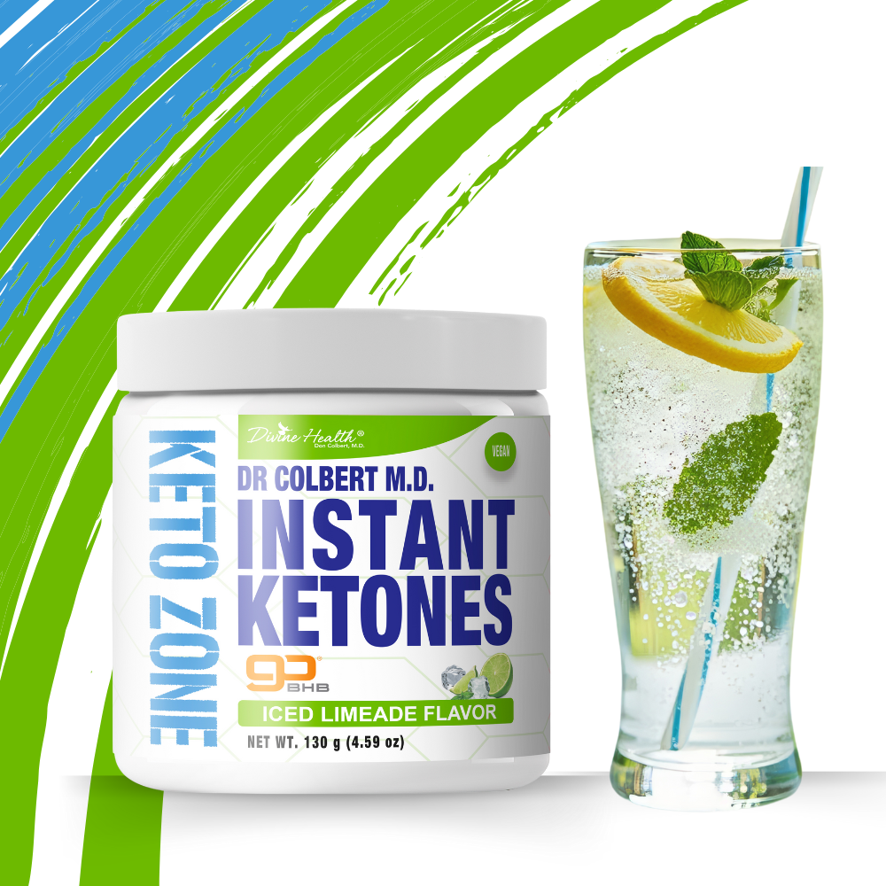 Keto Zone® Instant Ketones Powder (Iced Limeade Flavor) (5gBHB/Scoop) (21 Day Supply) - Image 3