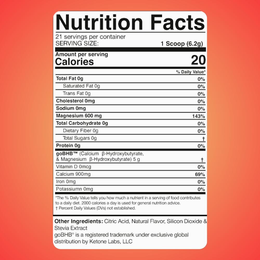 Keto Zone® Instant Ketones Powder (Raspberry Lemonade Flavor) (5gBHB/Scoop) (21 Day Supply) - Image 5