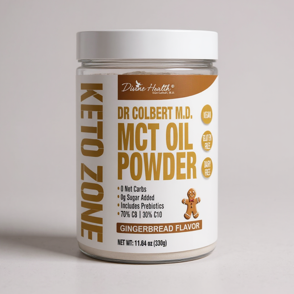 Keto Zone® MCT Oil Powder (Ginger Bread Flavor) (30 Day Supply) - Image 2