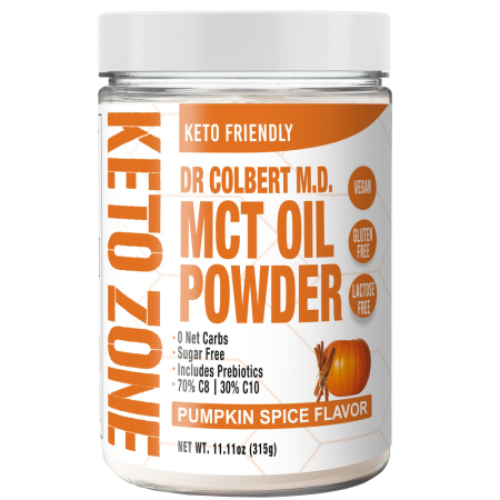 Keto Zone® MCT Oil Powder (Pumpkin Spice Flavor) (30 Day Supply)