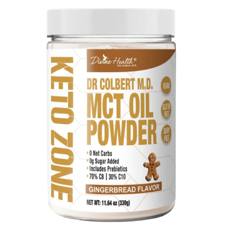 Keto Zone® MCT Oil Powder (Ginger Bread Flavor) (30 Day Supply)
