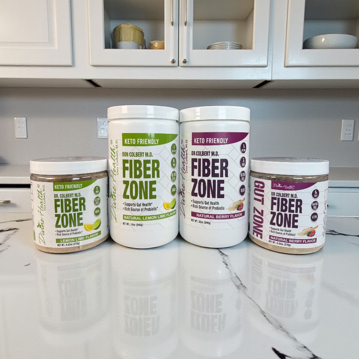 Fiber Zone Natural Berry Flavor 60 Servings