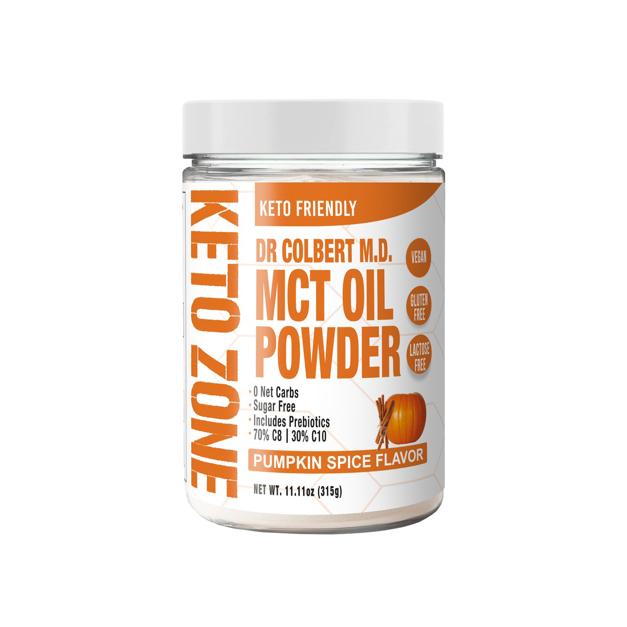 Keto Zone® MCT Oil Powder (Pumpkin Spice Flavor) (30 Day Supply)